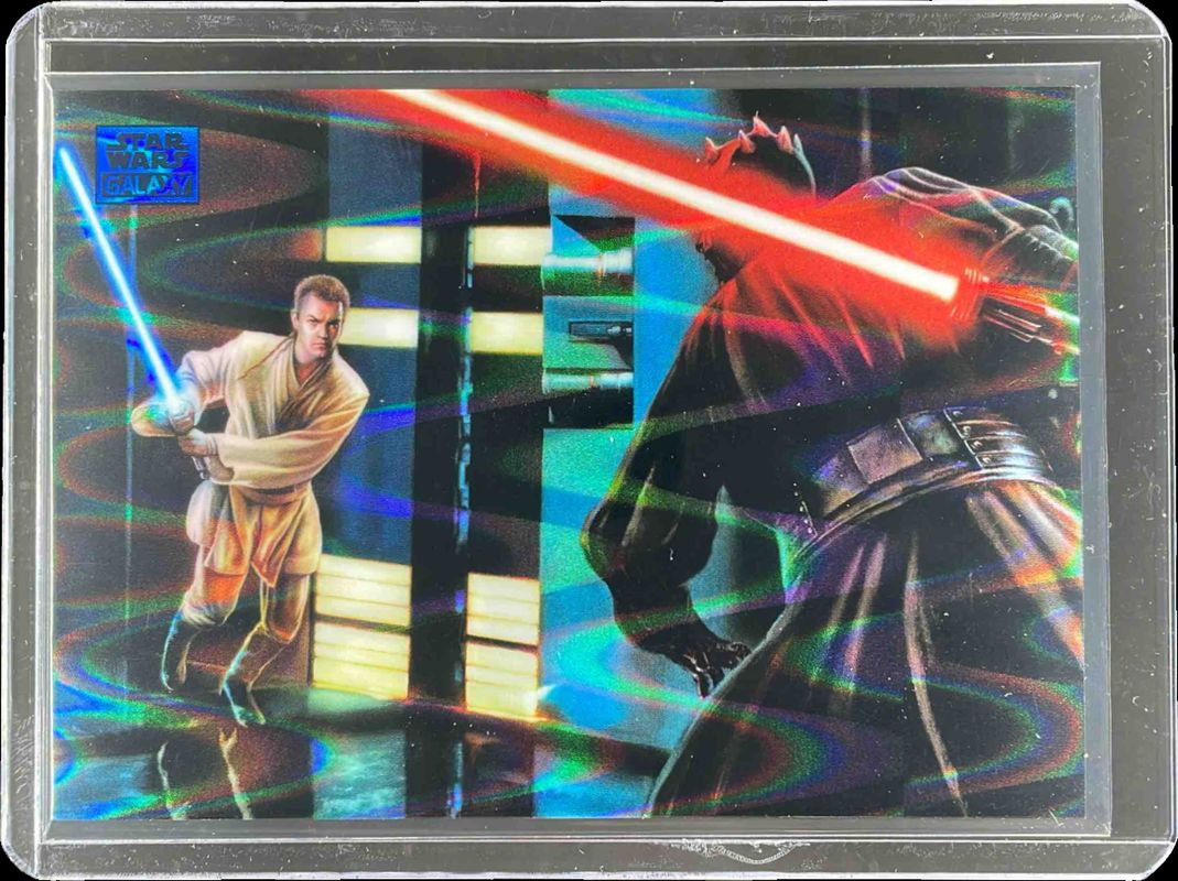 2025 Topps Chrome Star Wars Galaxy #80 Blue Ray Wave Refractor /175