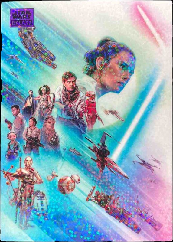 2025 Topps Chrome Star Wars Galaxy #26 Purple Speckle Refractor /125