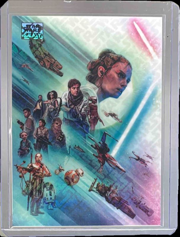 2025 Topps Chrome Star Wars Galaxy #26 Star Wars LogoFractor /77