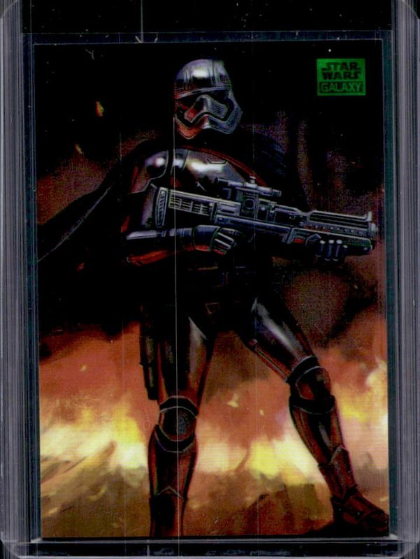 2025 Topps Chrome Star Wars Galaxy #POW-1 Power of the Force - Green Lava Refractor /175