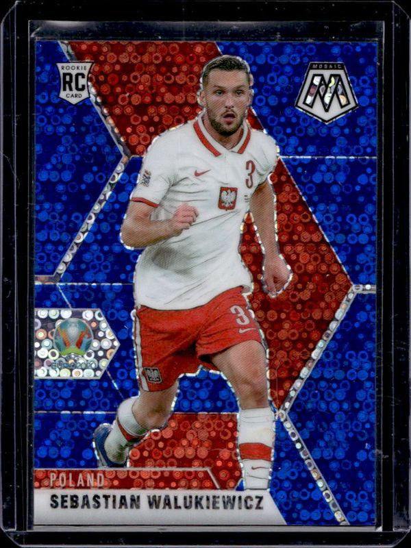 2021 Mosaic Euro #65 Circles Blue /99