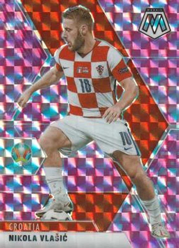 2021 Mosaic Euro #25 Camo Pink