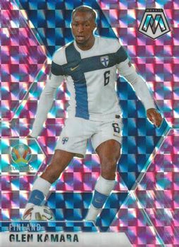 2021 Mosaic Euro #45 Camo Pink