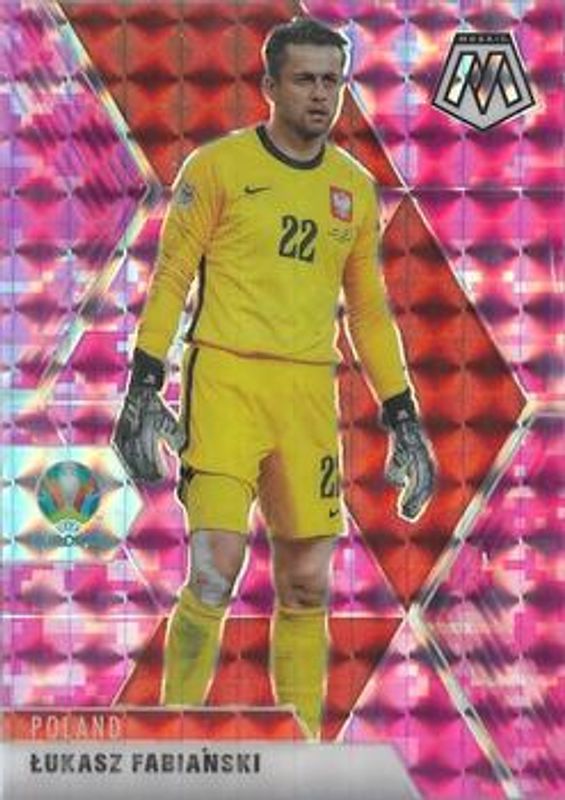 2021 Mosaic Euro #66 Camo Pink