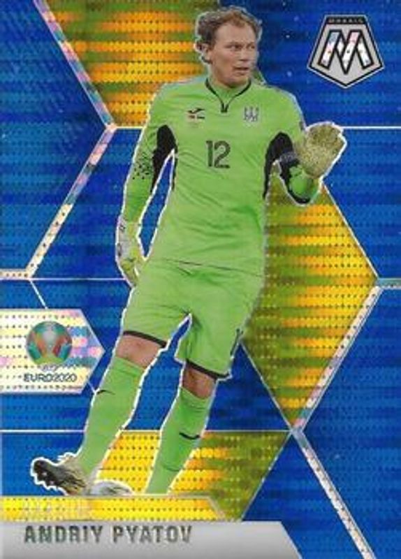 2021 Mosaic Euro #186 Blue Pulsar