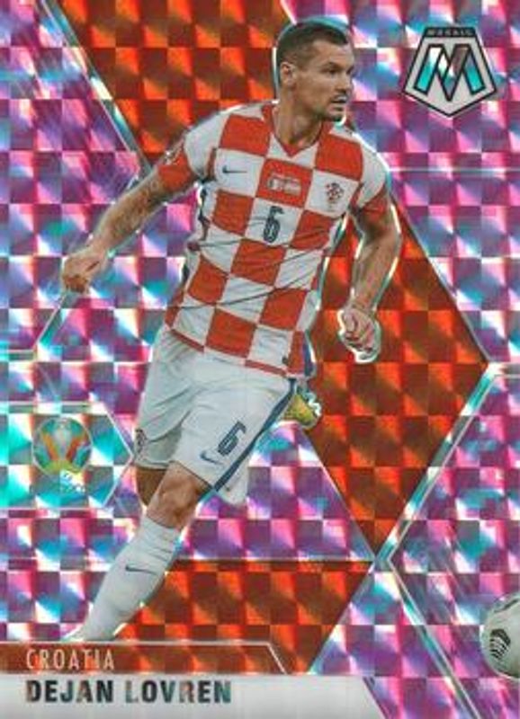 2021 Mosaic Euro #24 Camo Pink