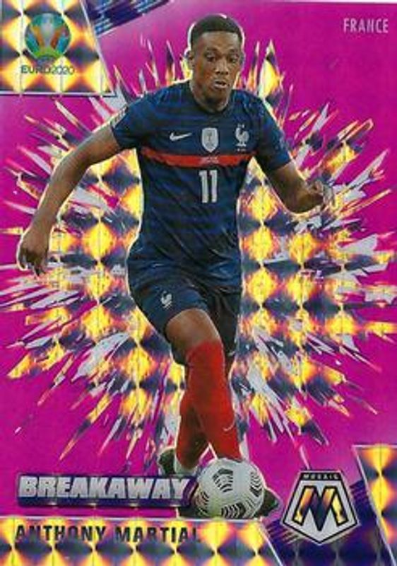 2021 Mosaic Euro #27 Breakaway - Pink Fluorescent /10