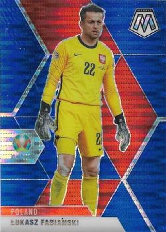 2021 Mosaic Euro #66 Blue Pulsar