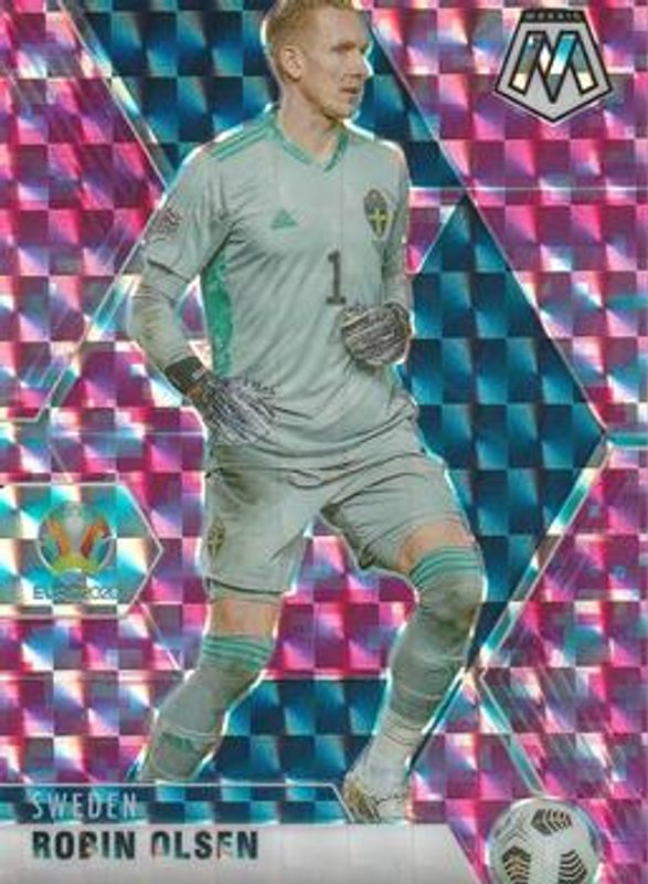 2021 Mosaic Euro #171 Camo Pink
