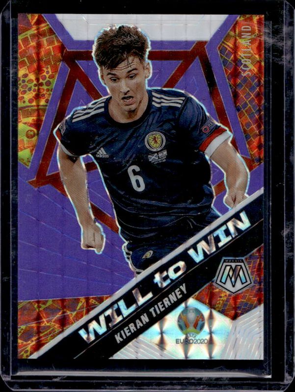 2021 Mosaic Euro #17 Will to Win - Purple Fluorescent /70