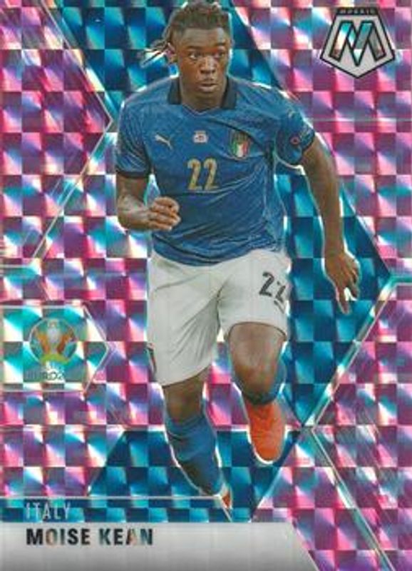 2021 Mosaic Euro #135 Camo Pink