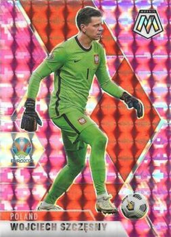 2021 Mosaic Euro #69 Camo Pink