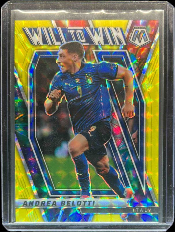 2021 Mosaic Road to FIFA World Cup #32 Will to Win - Gold Fluorescent /10