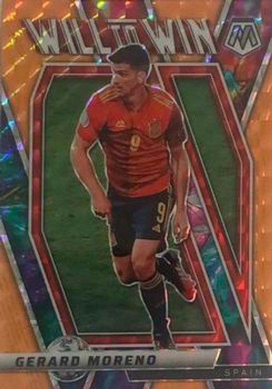 2021 Mosaic Road to FIFA World Cup #38 Will to Win - Orange Fluorescent