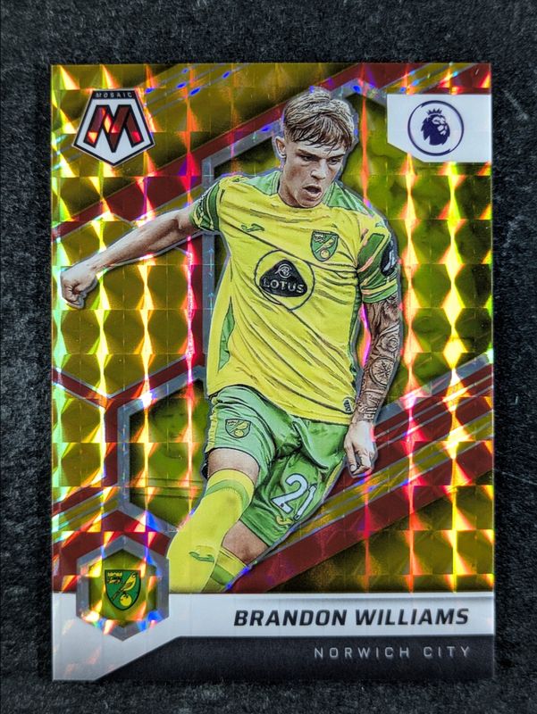 2021 Mosaic Premier League #93 Choice Red & Gold /88