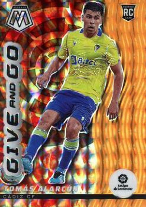 2021 Mosaic La Liga #8 Give & Go - Orange Fluorescent /25
