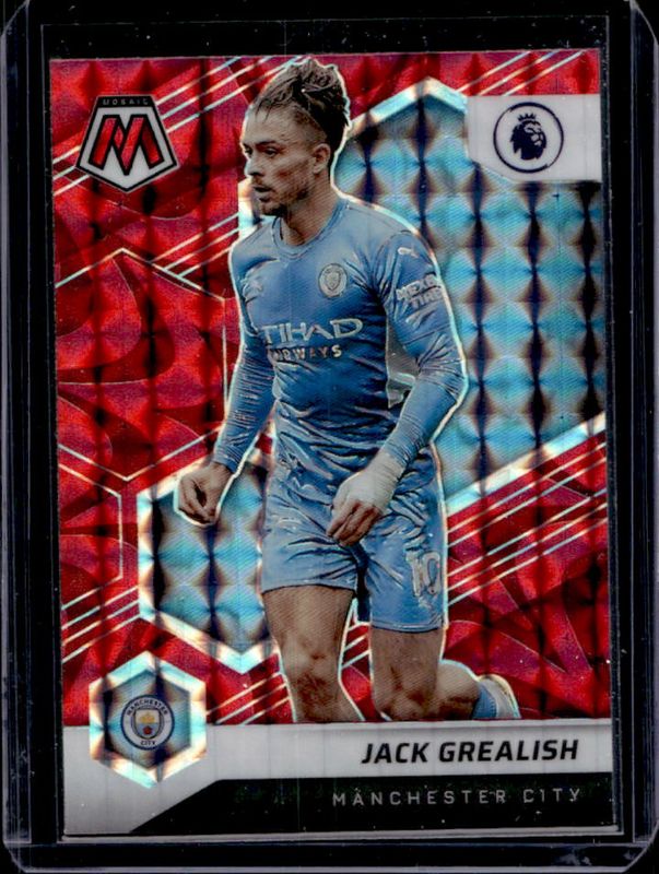 Jack Grealish 2021 Mosaic Premier League #15 Reactive Red Price