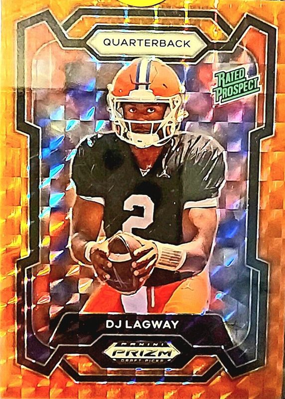 2024 Prizm Draft Picks #182 Orange Finite /39