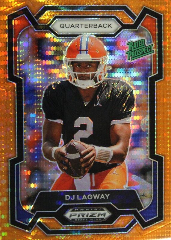 2024 Prizm Draft Picks #182 Orange Pulsar /49