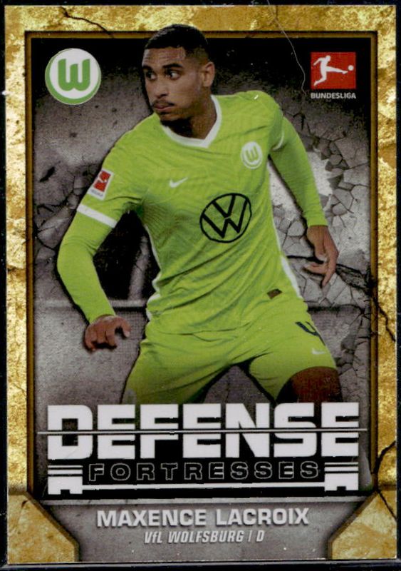 2021 Topps Bundesliga #DF-MLA Defense Fortresses - Gold /50