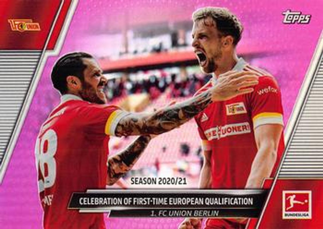2021 Topps Bundesliga #188 Fuchsia Foilboard /125