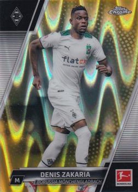 2021 Topps Chrome Bundesliga #81 Gold RayWave Refractor