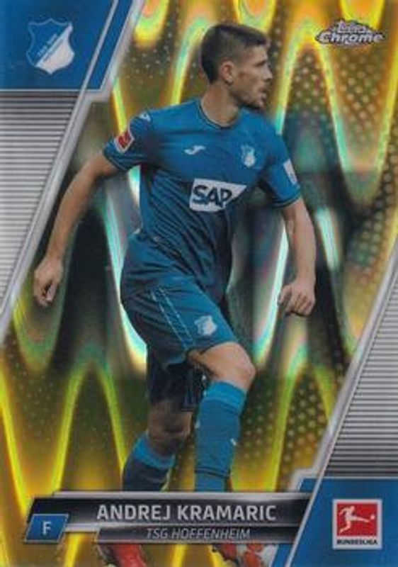 2021 Topps Chrome Bundesliga #52 Gold RayWave Refractor