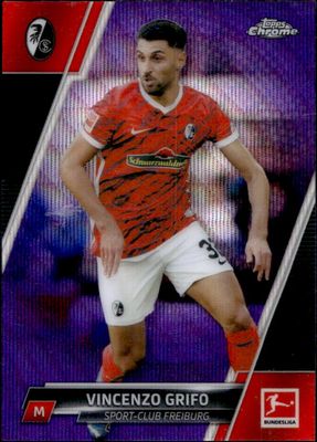 2021 Topps Chrome Bundesliga #41 Purple Wave Refractor /299
