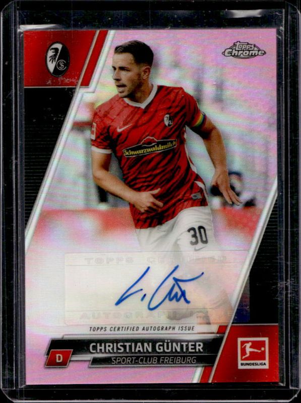 2021 Topps Chrome Bundesliga #BCA-CG Autographs - Pink Refractor /75