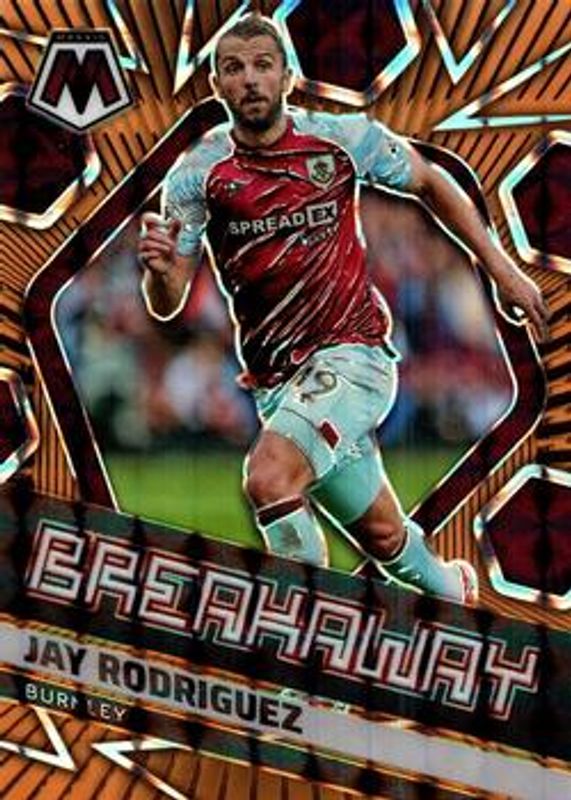 2021 Mosaic Premier League #4 Breakaway - Orange Fluorescent