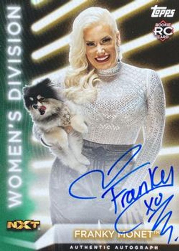 2021 Topps WWE Women's Division #A-FM Autographs Green /50