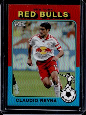 2021 Topps Chrome MLS #TF75-6 1975 Topps Footballers - Aqua Refractor /99