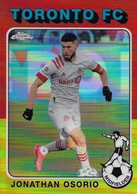 2021 Topps Chrome MLS #TF75-11 1975 Topps Footballers