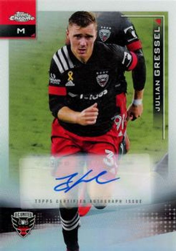 2021 Topps Chrome MLS #61 Autographs - Refractor