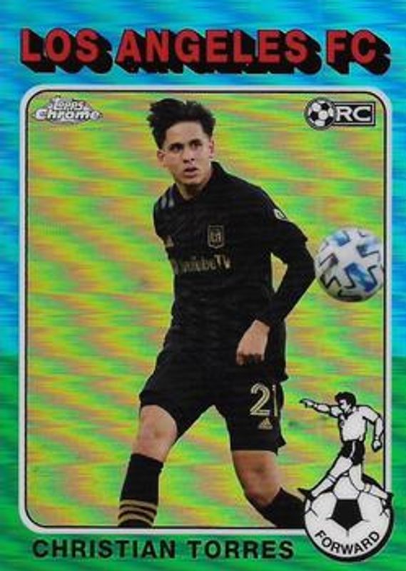 2021 Topps Chrome MLS #TF75-10 1975 Topps Footballers