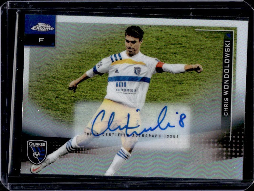2021 Topps Chrome MLS #55 Autographs - Refractor