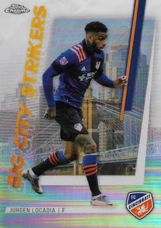 2021 Topps Chrome MLS #BCS-10 Big City Strikers