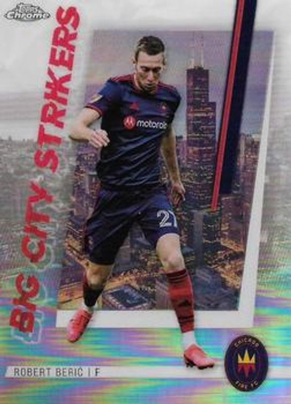 2021 Topps Chrome MLS #BCS-12 Big City Strikers