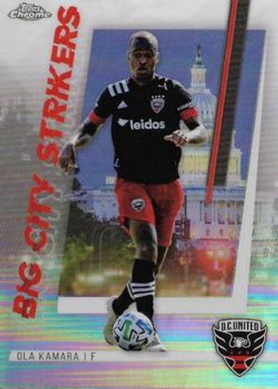 2021 Topps Chrome MLS #BCS-11 Big City Strikers
