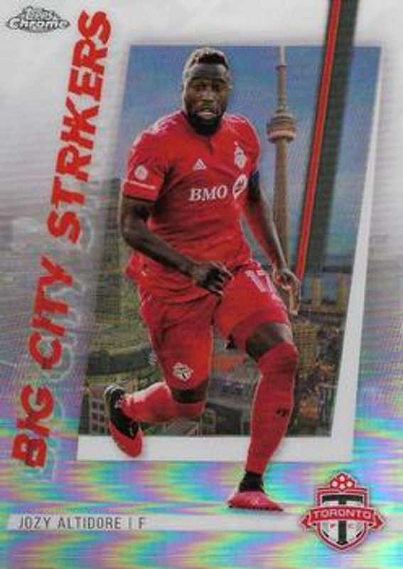 2021 Topps Chrome MLS #BCS-9 Big City Strikers