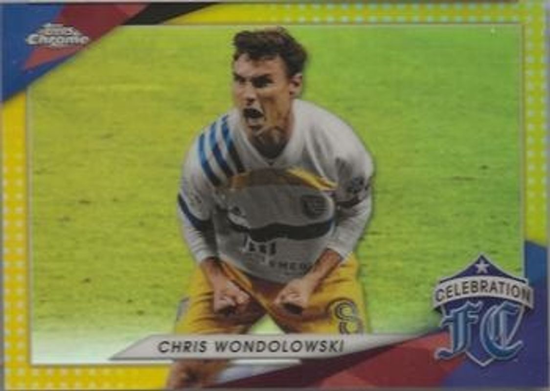 2021 Topps Chrome MLS #CFC-21 Celebration FC - Gold Refractor /50