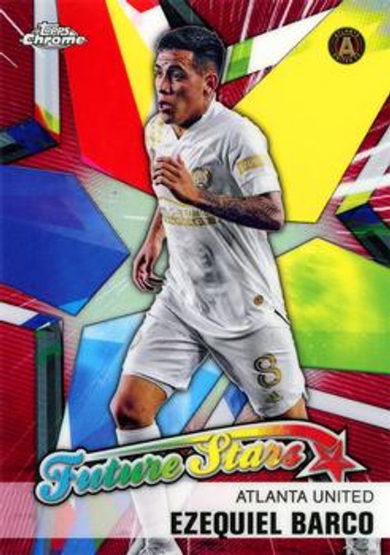 2021 Topps Chrome MLS #FS-6 Future Stars - Red Refractor /5