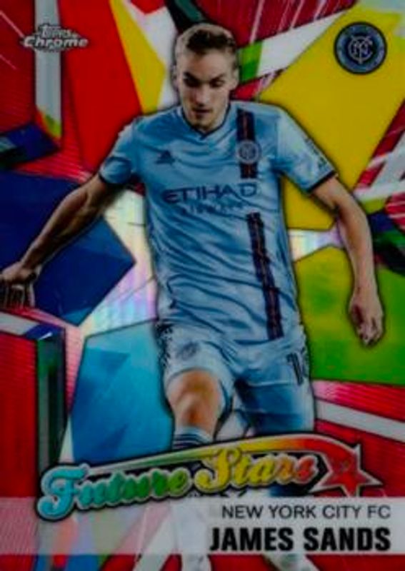 2021 Topps Chrome MLS #FS-4 Future Stars - Red Refractor /5