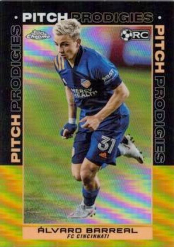 2021 Topps Chrome MLS #182 Gold Refractor /50