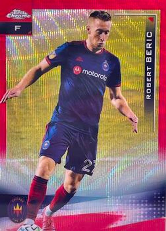 2021 Topps Chrome MLS #56 Red Wave Refractor /5