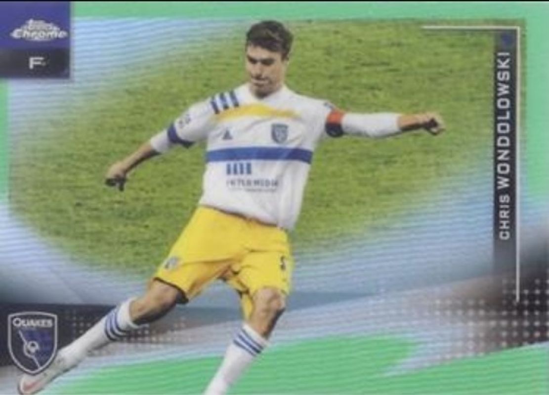 2021 Topps Chrome MLS #55 Neon Green Refractor /99