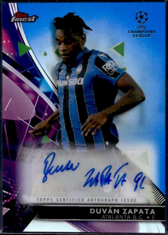2021 Topps Finest UEFA Champions League #BA-DZ Autographs - Blue /150