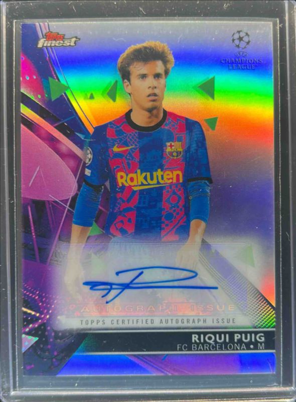 2021 Topps Finest UEFA Champions League #BA-RP Autographs