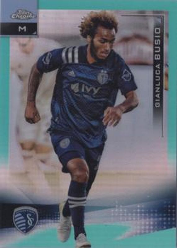 2021 Topps Chrome MLS #102 Aqua Refractor /299