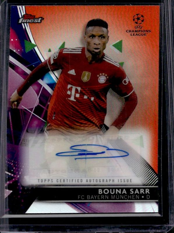 2021 Topps Finest UEFA Champions League #BA-BS Autographs - Orange /25